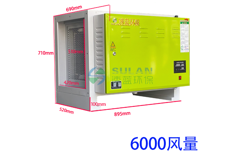 6000风量低空油烟净化器祥参-速蓝环保