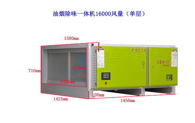 16000风量油烟净化器一体机